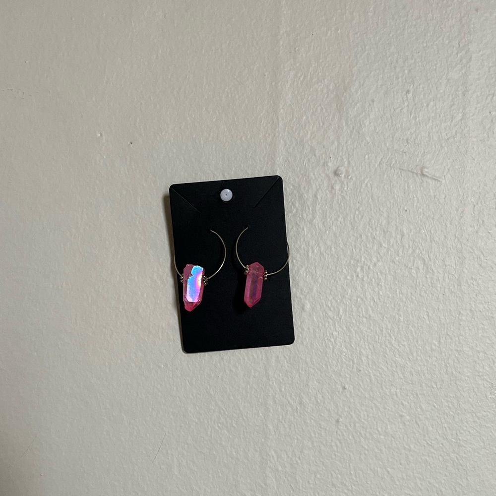 handmade crystal earrings
